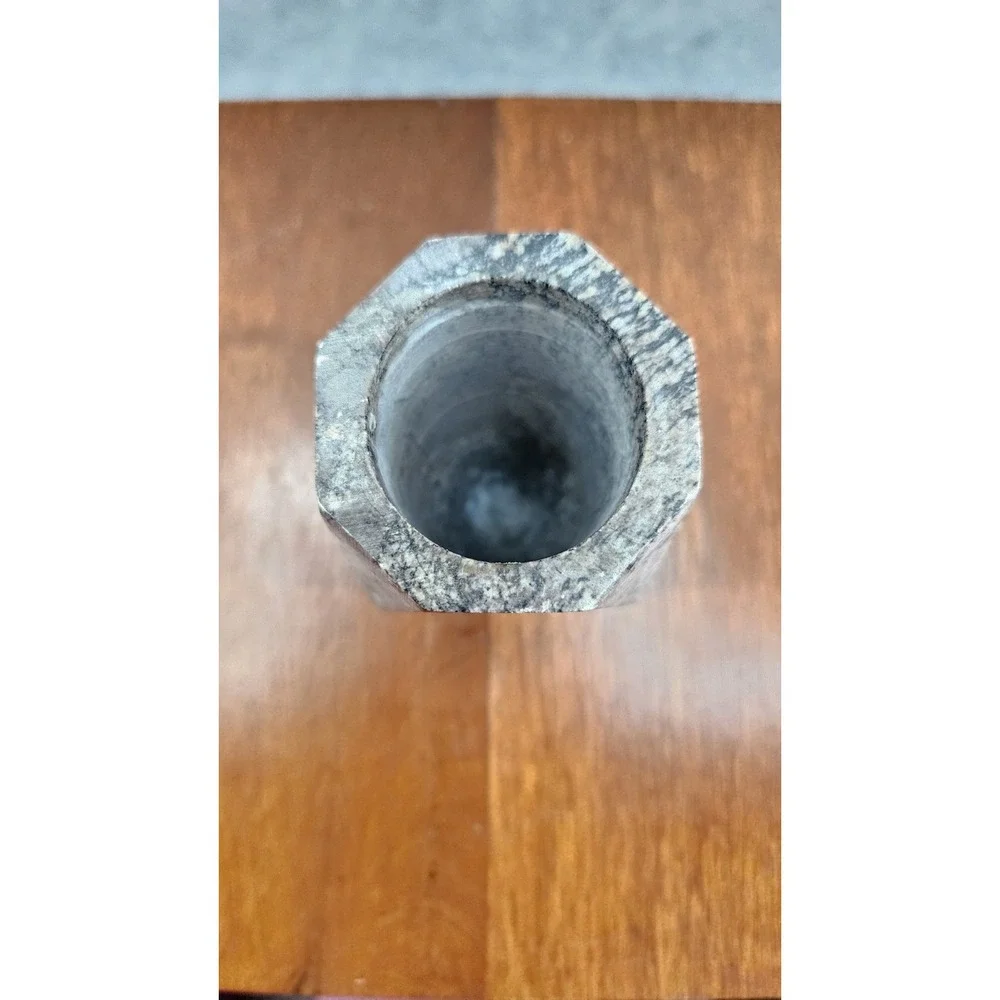 Stone‎ Vase Inlaid Mother of Pearl Flower Small Bud Vase 4